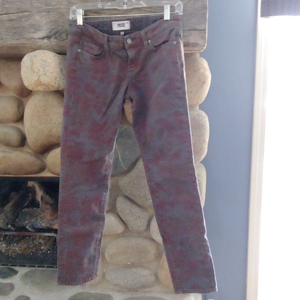 Paige printed jeans